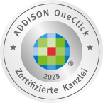 Logo: ADDISON OneClick Zertifizierter Kanzlei -